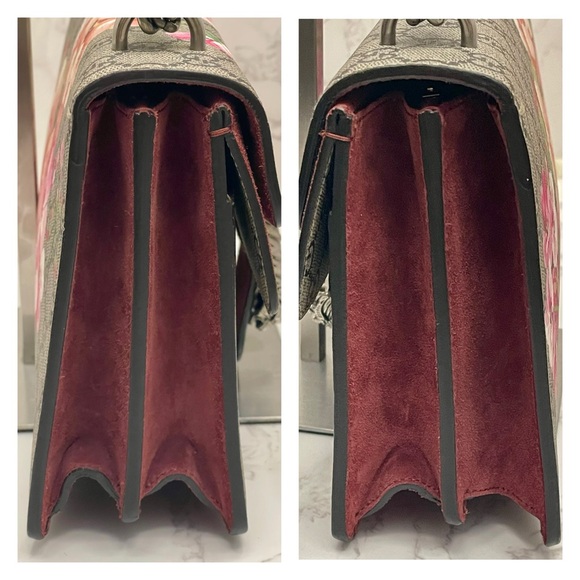 GUCCI GG Supreme Monogram Blooms Dionysus Shoulder  Bag - Picture 9 of 16